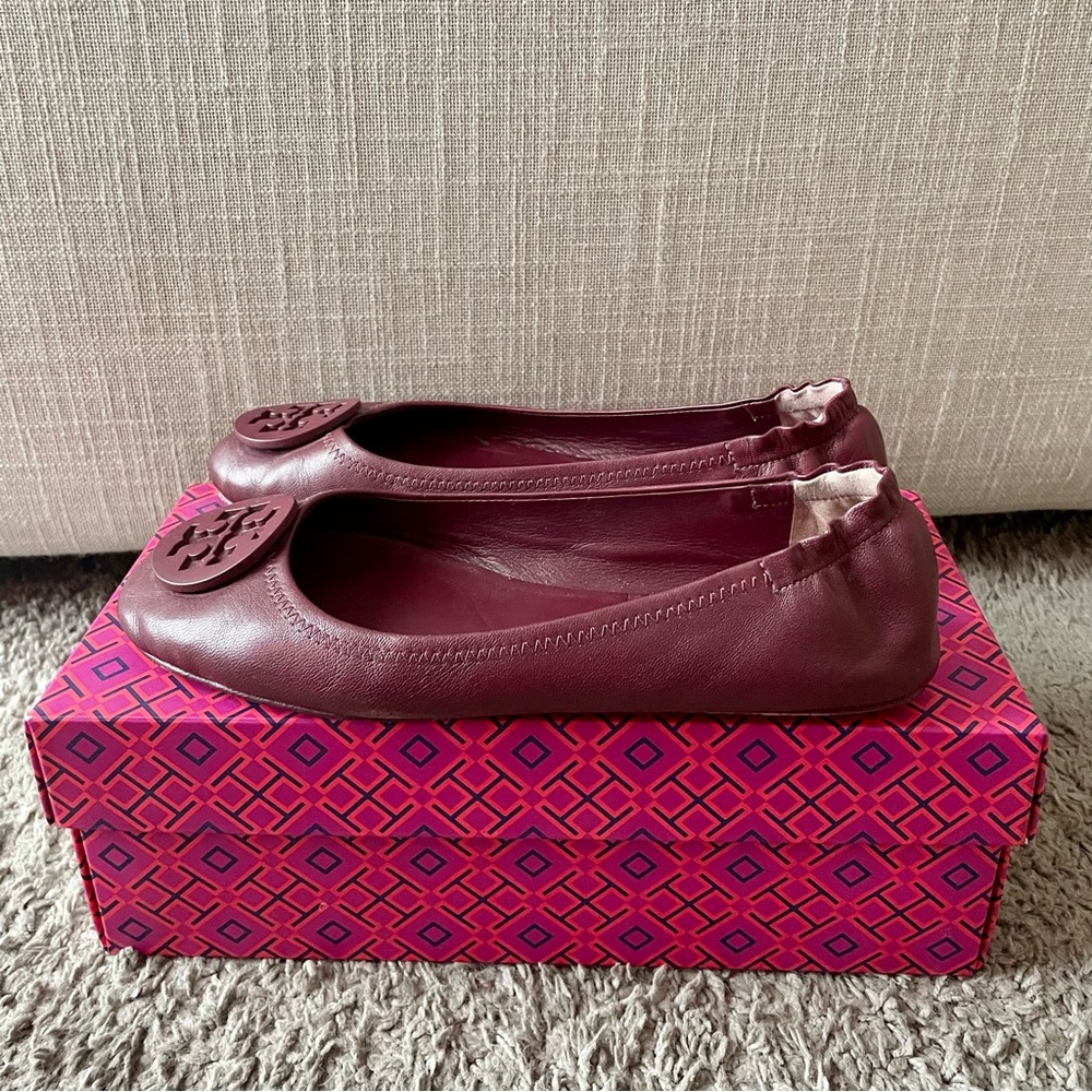 Tory Burch Minnie Ballet Flat Shiraz - Picture 6 of 14